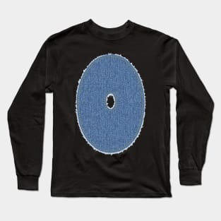 Number Zero Blue Denim Long Sleeve T-Shirt